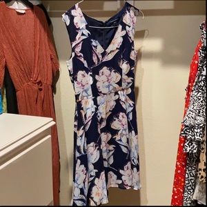 French Connection Floral Fit and Flare Dress
